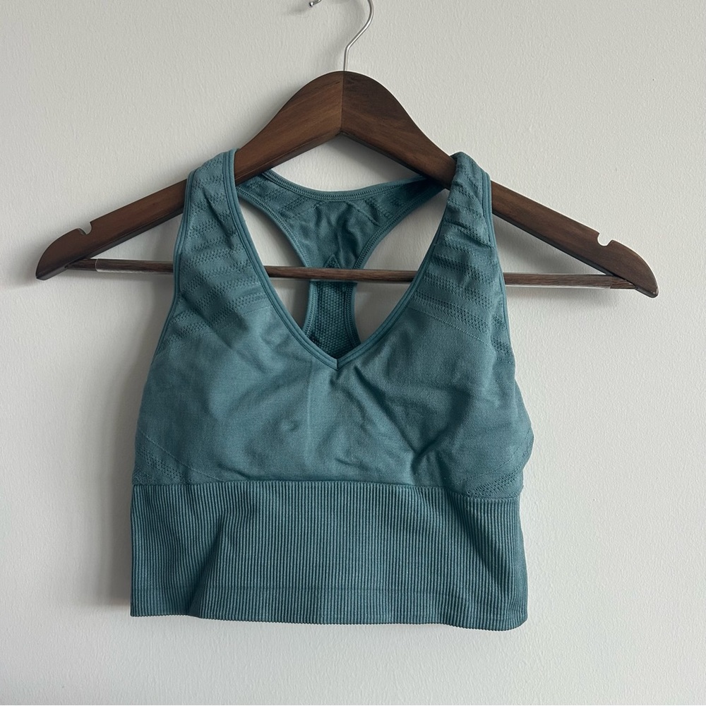Victoria’s Secret PINK Active teal sports bra